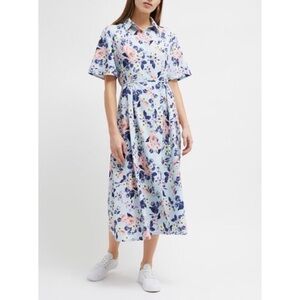 NWT French Connection Cerisier Midi Shirt Dress
